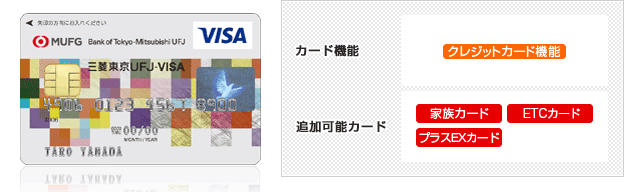 クレジットカードの作り方は 三菱東京ufj Visaカード クレジットカードポータル